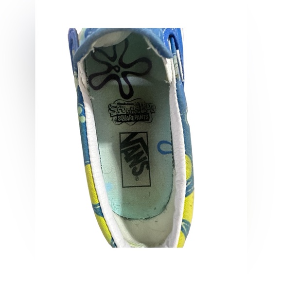 Vans X Spongrbob Collab Slide On Sneaker 8.5 Men’s OR 10 Women Release Box I - Picture 10 of 16